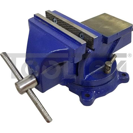 MORSA DA BANCO GIREVOLE GANASCE 150mm INCUDINE GHISA E ACCIAIO