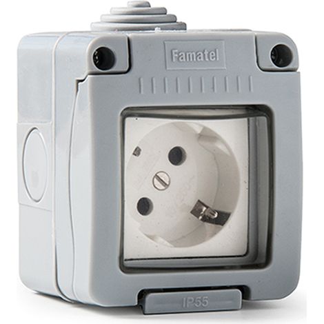 TOMA CON TTL 16A 250V FAMATEL - FAMATEL (1/6)