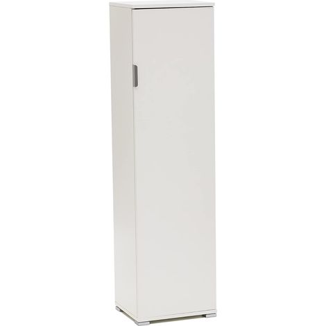 Mobile portascope bianco in legno con 3 ripiani 40x33x151 cm (1/3)
