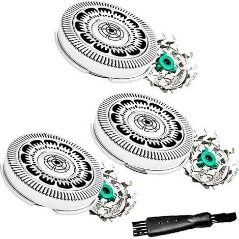 Têtes de rasage de rechange SH60 pour rasoirs Philips, lames de rechange pour rasoirs Philips, pièces de rechange pour hommes séries 6000 S6000 S6550 S6840 (1/5)