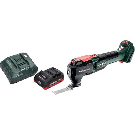 Metabo MT 18 LTX BL QSL Akku Multitool 18 V Brushless Starlock Plus + 1x LiHD Akku 4,0 Ah + Ladegerät (1/5)