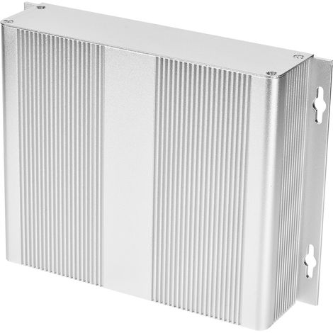 Boîtier électronique en alliage d'aluminium argenté pour circuit imprimé 48 x 204 x 150 mm (1/5)