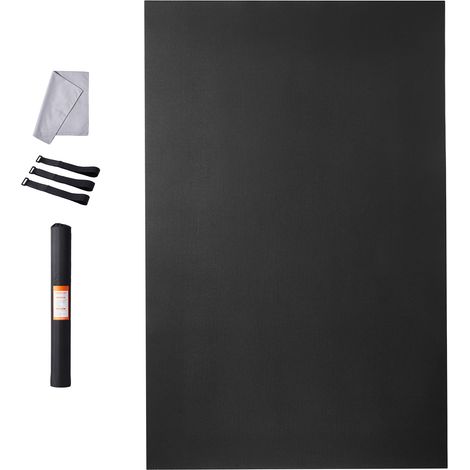 Mophorn Gymnastikmatte, 2,7 x 1,8 m, hohe Dichte, rutschfest, für Yoga, Fitness, Training, Zuhause, 0 V, Premium-PVC, grau