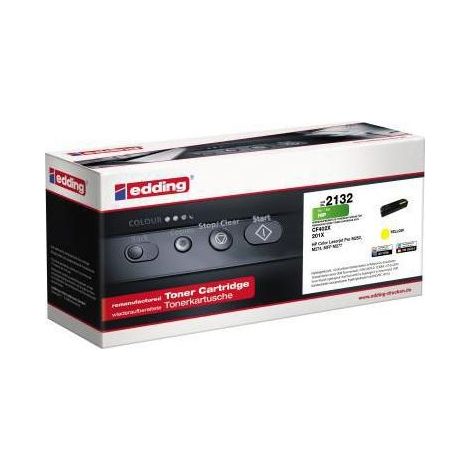 Toner kein Originalzubehör Kompatibel mit: HP 201X EDD-2132 ca. 2.300 Seiten gelb (1/3)