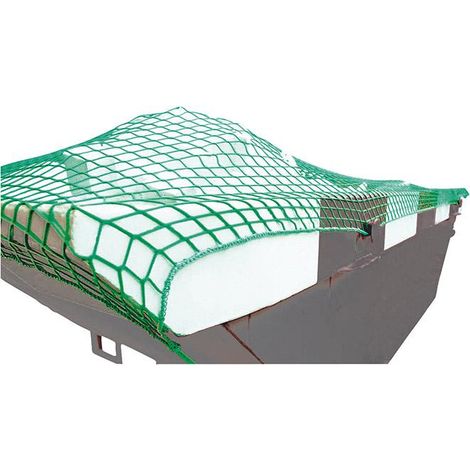 Containernetz 3,5x5,0 m MW 45 grün ohne Gummi (1/3)
