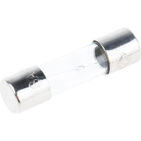 Cartouche fusible RS PRO, 3A, 5 x 20mm, Type T, 250V c.a.
