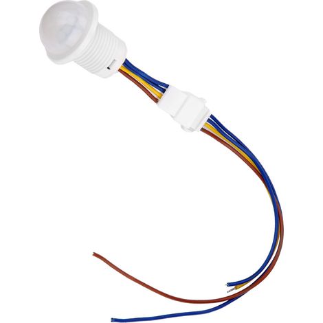 Interrupteur à détecteur de mouvement infrarouge automatique à LED Mr HW06A, 1-40 W, 35 x 25 mm (1/5)