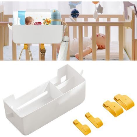 Organisateur de Table à Langer pour Bébé - Commode Multifonction à Suspendre - Accessoire Blanc (1/5)