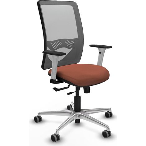 Silla de oficina piqueras y crespo Zulema blanco cómodo ajustable (1/2)