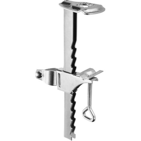 1 pince de fixation pour parasol, réglable 0-20 cm, compatible mâts 20-38 mm, pour balustrades tables chaises extérieures (1/5)