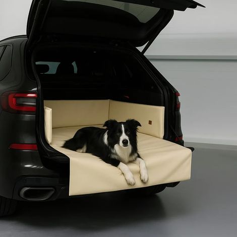 Tapis de coffre pour chien - crème - S (1/5)