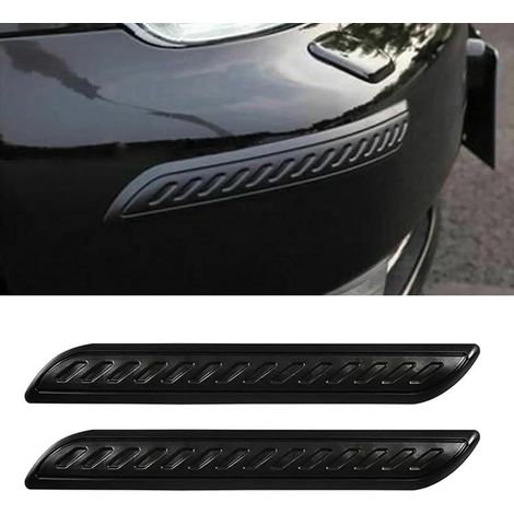 2 protections universelles noires pour pare-chocs de voiture (4 pièces) (1/5)