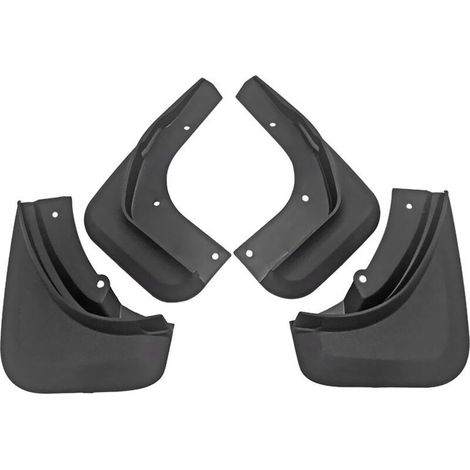 Convient aux garde-boue, pneus et garde-boue souples pour Volvo V40 (2013-2019), noir.