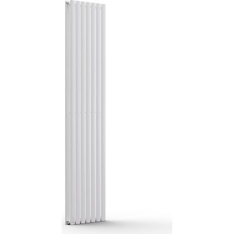 Blumfeldt Badheizkörper, Design Heizkörper Flach, Sparsamer Flachheizkörper Vertikal, 1435 Watt Warmwasser Wandheizkörper für Badezimmer & Wohnzimmer, Leiser Vertikal Heizkörper mit Thermostat (1/5)