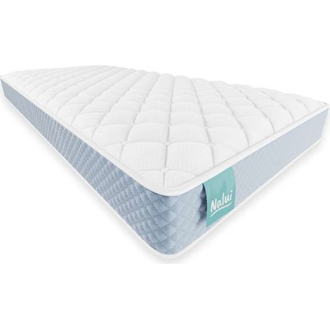Nalui Colchón Viscoelástico 120x180x15cm Azul One 15 Firmeza Media-Alta y Grosor 15cm. Tejido 3D y Multicapa 8 Airsoftpro, Fabricado en España (1/5)