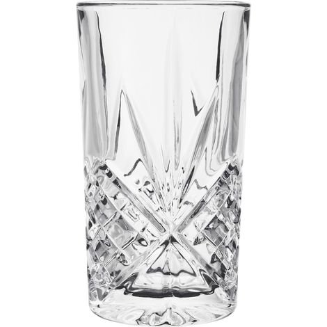 Premier Housewares Set of four Beaufort Crystal High Ball Glasses