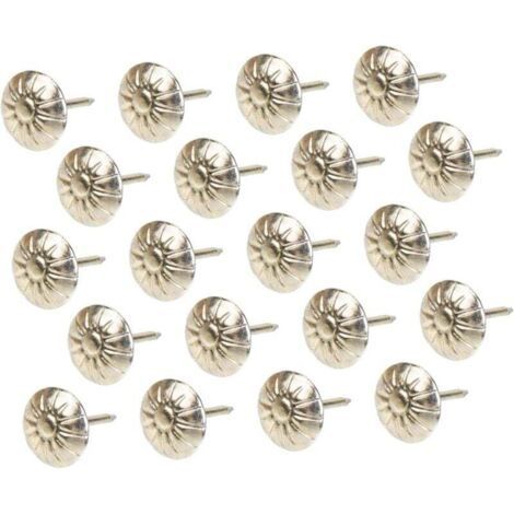 1000 Decorative Round Retro Antique Brass Wall Hanging Tacks (1/4)