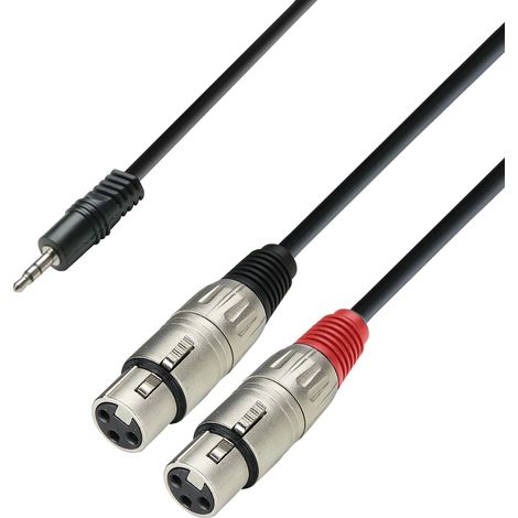 Cable Jack 3,5 St A 2 Xlr Hembra 3m Adam Star3 K3ywff0300