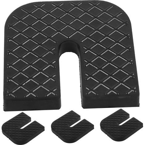 4-Piece Anti-Vibration Rubber Pads, Shock-Absorbing Mats, Non-Slip Pads for Air Conditioner and Furniture (1/5)
