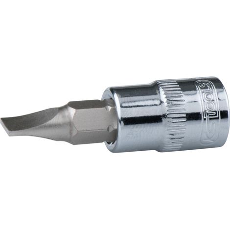 3/8" Douilles tournevis Fente CHROMEplus, 4mm (1/2)
