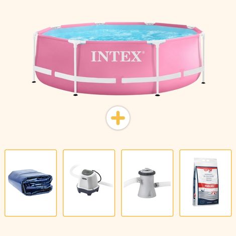 Intex Piscine Tubulaire Ronde - 244x76 cm - 5-pièces  SCB53 (1/5)