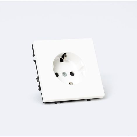 Enchufe Schuko Tipo F Luxe 990 Blanco