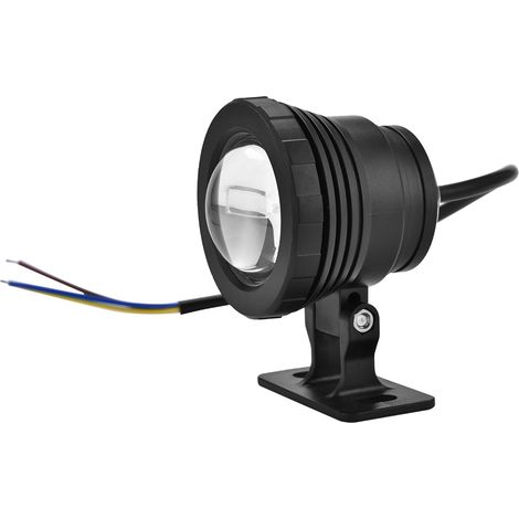 Projecteur LED RGB 12 V 5 W étanche pour aquarium, piscine et jardin (noir) (1/5)