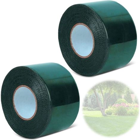 2 Rouleau Bande de Jonction Gazon Synthetique 5 cm X 5 m, Ruban de Gazon Artificiel Auto-Adhésif, Ruban Double Face pour Gazon Synthétique pour Jardin, Balcons pour Connecter de Faux Tapis D'herbe