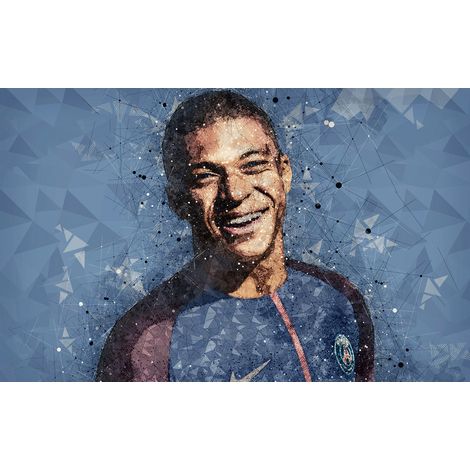 Papier peint panoramique Football - Joueur de Foot - 130 cm x 81 cm (1/2)