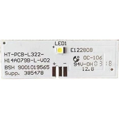 Hochwertige LED-Leuchtdioden sorgen für helle Kühlschrankbeleuchtung.