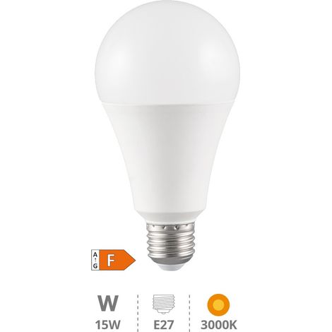 Bombilla de LED estándar A60 15W E27 3000K (1/3)