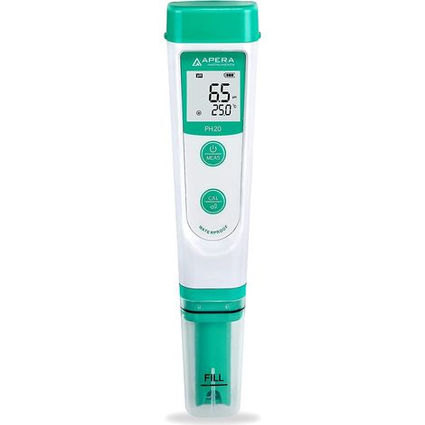 Apera Instruments AI209 PH Tester Economico e Tascabile, PH20 Impermeabile, Accuratezza 0.1, Range 0 – 14.0, Kit Completo (1/3)
