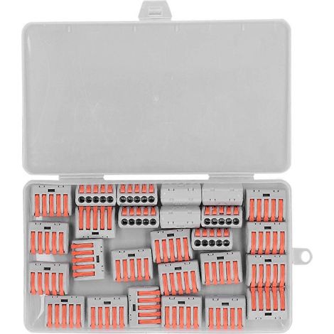 26-teiliges Schnellverdrahtungs-Kabelverbinder-Set mit Aufbewahrungsbox