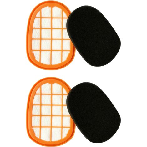 2x Trade-Shop 2in1 Motorschutzfilter Vorfilter Ersatzfilter kompatibel mit Philips SpeedPro Max FC6812 FC6812/01 FC6813 FC6813/01 FC6814 FC6822 (1/5)