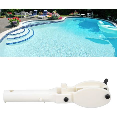 Soporte para pastillas de cloro para piscinas: Accesorio de limpieza fácil de instalar, fabricado en plástico robusto y duradero – aprox. 84 g (1/5)