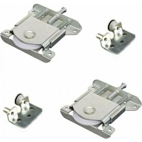 Serrure verrou avec bouton poussoir Push-lock grand modèle axe 25mm idéal bateaux caravanes camping car van, blanc (1/4)