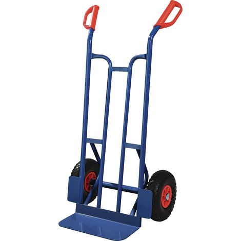 TECWERK Sackkarre H.1150mm Schaufel-L150xB400mm PU-Bereifung Trgf.250kg blau TECWERK (1/2)