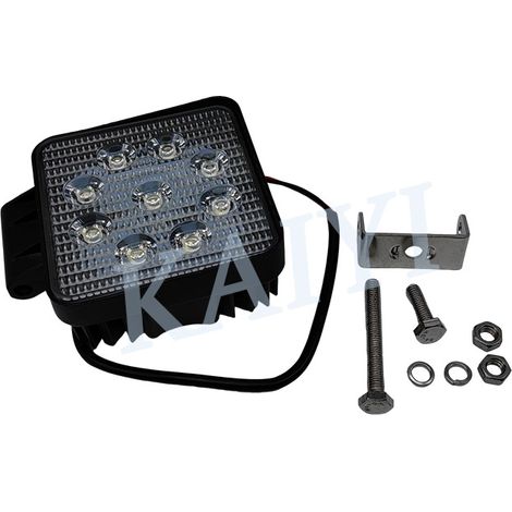 LED-Scheinwerfer für Baggerarm, 9 LEDs, 24 V, ultrahell, Scheinwerfer für landwirtschaftliche Fahrzeuge und Mähdrescher, Suchscheinwerfer für Pkw und Lkw, Rückfahrscheinwerfer. (1/4)