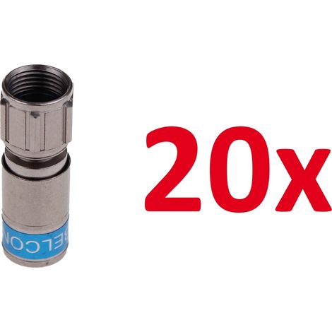Triax - conector f - f 6 td qm 7.0 caja 20pcs - tr360943 -
