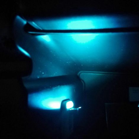 Mini lampe LED RGB Type-C à lumière d'ambiance, luminosité réglable, 8 couleurs changeantes (1/4)