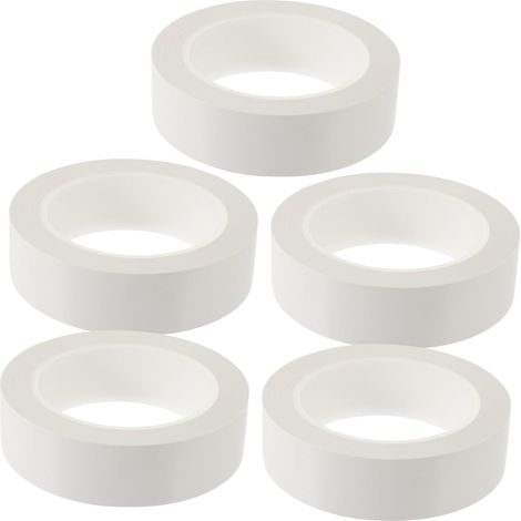 Lot de 5 rouleaux de ruban adhésif blanc multi usages pour (1/5)