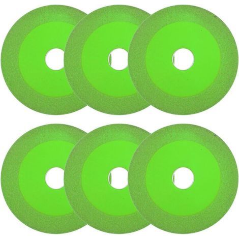 6-teiliges Glastrennscheiben-Set, Diamant-Fliesentrennscheibe, Fliesentrennscheibe für Flaschen, Porzellan, Jade, Granit, Glas (1/4)