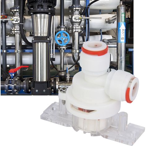 Vanne d'arrêt automatique 3/8" (9,5mm) DN10, protection contre fuites pour osmoseur inverse RO, robinet anti-fuite avec détection, kit de sécurité hydraulique (1/5)