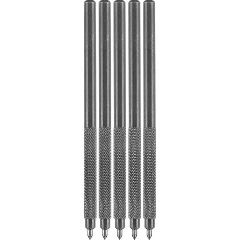 Lot de 5 stylets traceurs en alliage avec pointe carbure pour céramique, métal et verre, gravure précise (1/5)