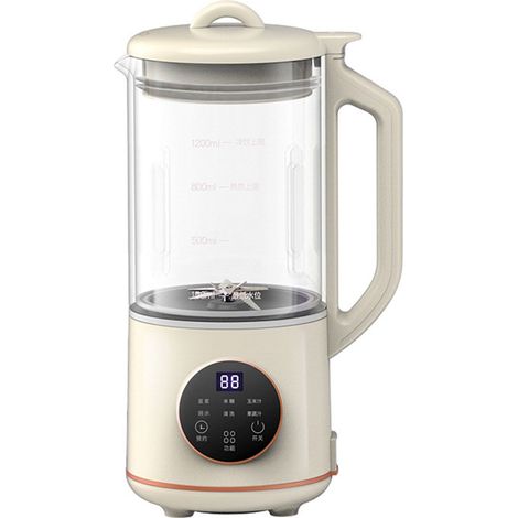 Mini blender de cuisine multifonction sans filtre, automatique, 220V, blanc laiteux, pour usage domestique (1/5)