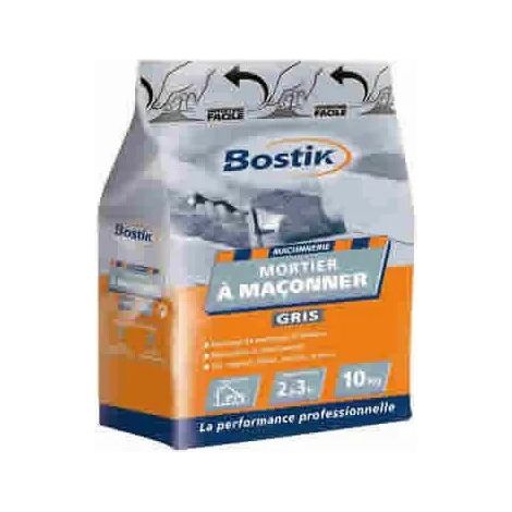 Mortier Maçonnerie Bostik Prêt à L'emploi, Haute Adhérence - Bostik