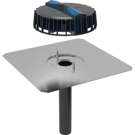 Geberit Pluvia Dachwassereinlauf mit Anschlussblech: Ablaufleistung=1–12l/s, 359.108.00.1 (1/5)
