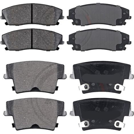 KIT PASTIGLIE FRENO ANTERIORI E POSTERIORI compatibile con LAND ROVER DEFENDER STATION WAGON (L663) / PASTIGLIE FRENANTI AUTO OEM 37801 37803,37981 / SOSTITUZIONE DIRETTA / BASSA POLVERE / SILENZIOSO