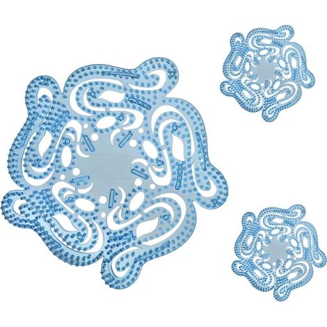 3 Pièces Ecrans pour Urinoir Pastilles Urinoir Tapis d'Urinoir avec Parfum pour Les Toilettes Publiques Dans Les Hôtels,Les Centres Commerciaux,Les Écoles Et (1/4)
