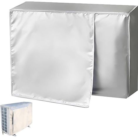 Housse de protection extérieure étanche pour climatisation, 80x30x57 cm, couverture de protection pour unité extérieure de climatiseur (1/5)